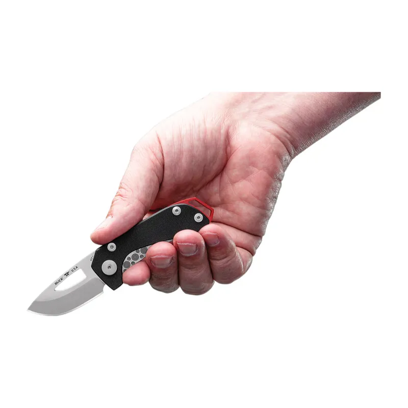 Buck Budgie G10 Black Handle Knife-1