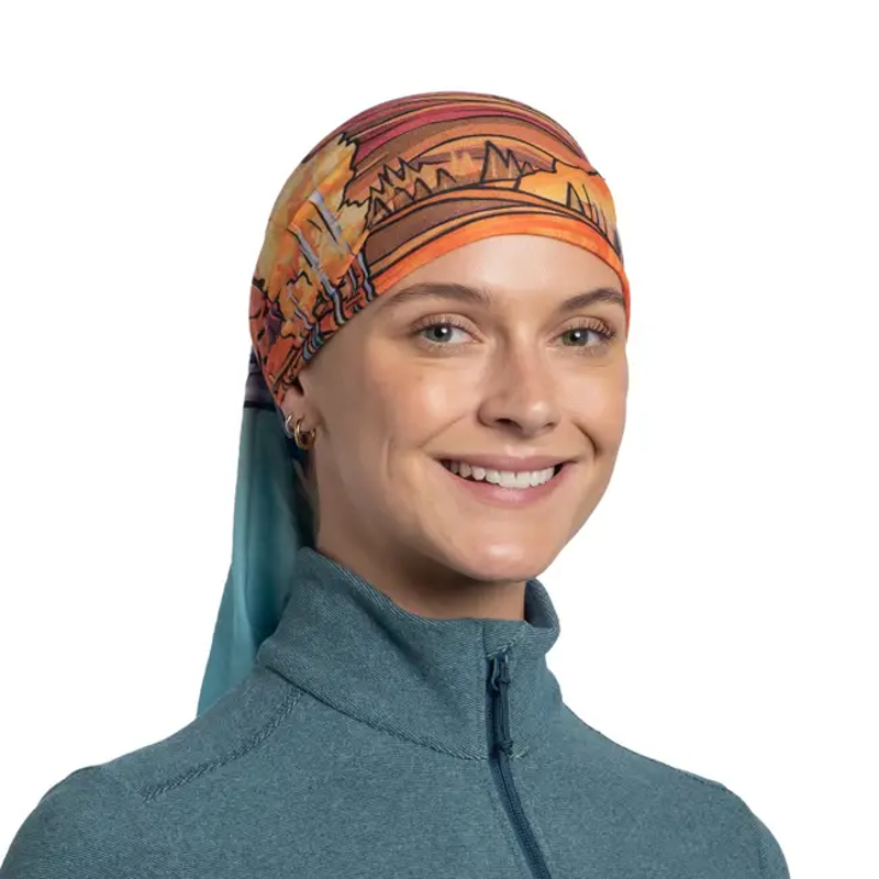 Buff Coolnet UV Neck Tube in National Parks Rocky Mountain-3