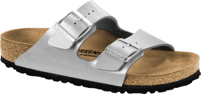 Birkenstock Arizona Birko-Flor Narrow in Silver