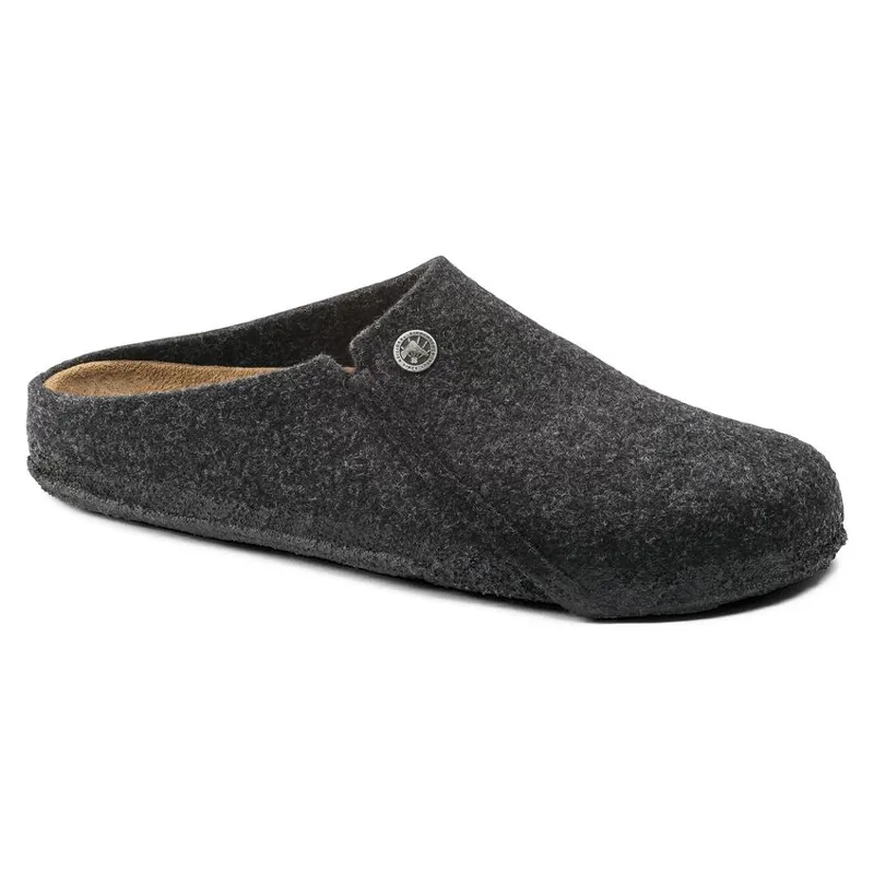 Birkenstock Zermatt Felt Slippers in Anthracite