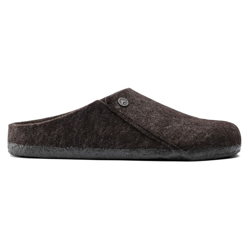 Birkenstock Zermatt Shearling Felt Slippers in Mocha-4