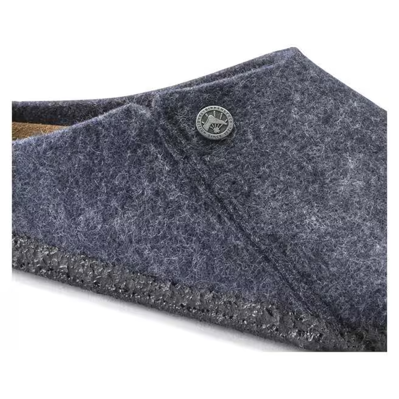 Birkenstock Zermatt  Wool Felt Slipper in Dark Blue-4