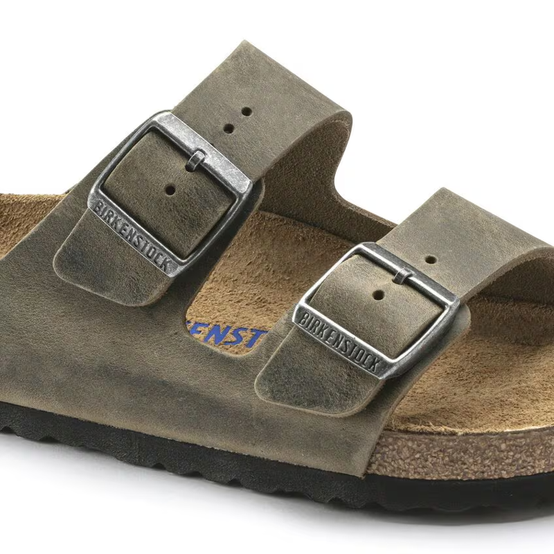 Birkenstock Arizona Soft Footbed Oiled Leather in Faded Khaki-6