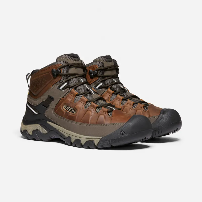 Keen Targhee III Mid WP Mens in Chestnut/Mulch-1