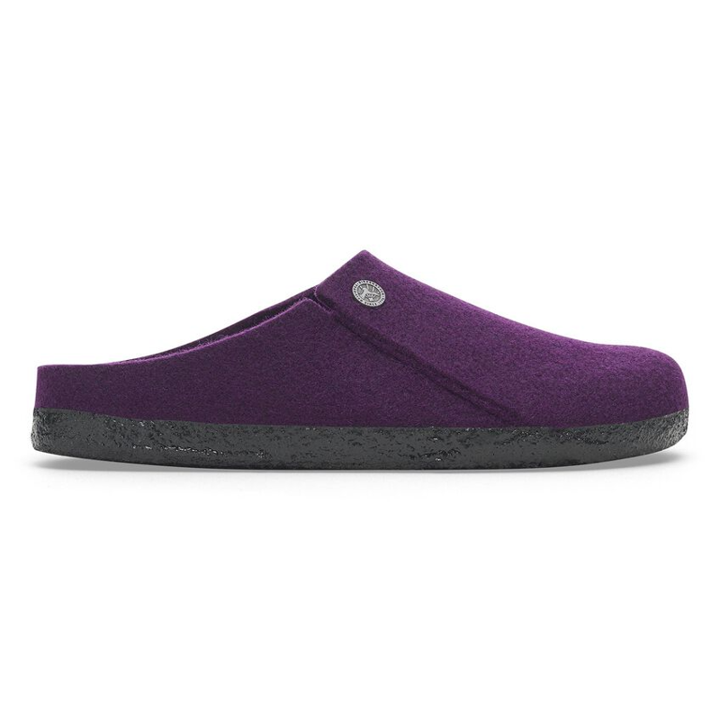 Birkenstock Zermatt Shearling Felt Slippers in Acai-5