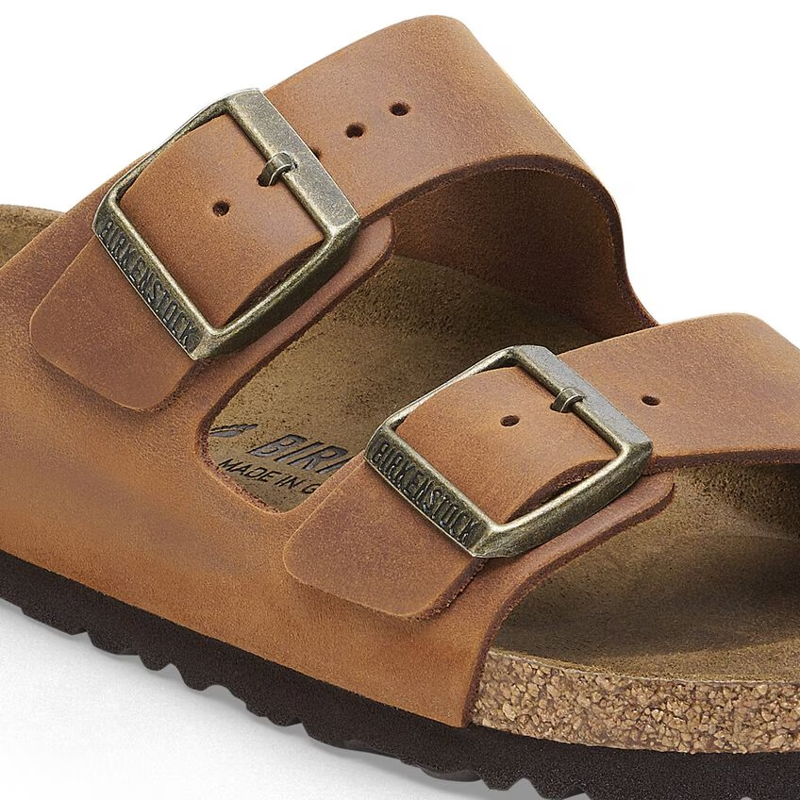 Birkenstock Arizona Oiled Leather in Cognac-7