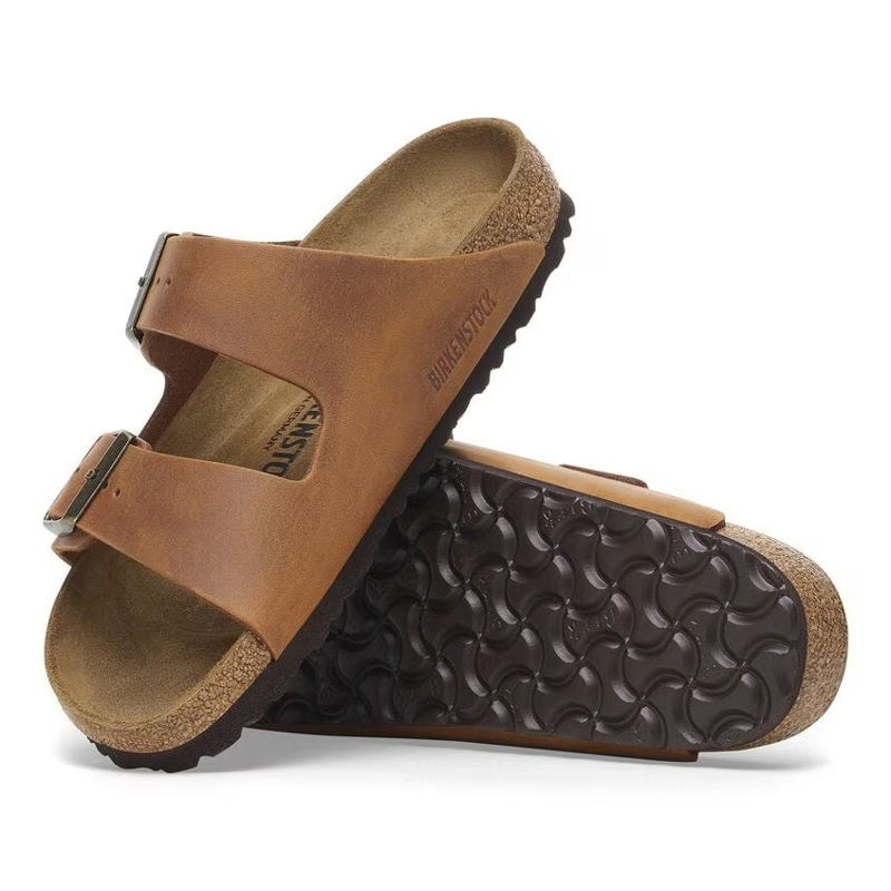 Birkenstock Arizona Oiled Leather in Cognac-3