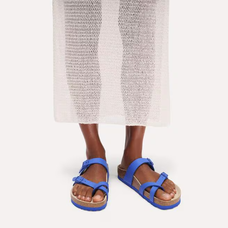 Birkenstock Mayari Birko-Flor in Ultra Blue-5