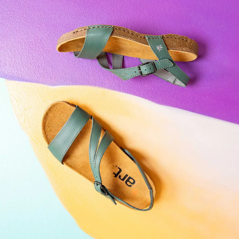  The Art Company 1045 I Breathe Sandals Womens in Nappa Foliage-6