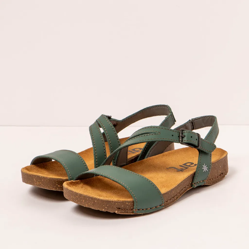  The Art Company 1045 I Breathe Sandals Womens in Nappa Foliage-1