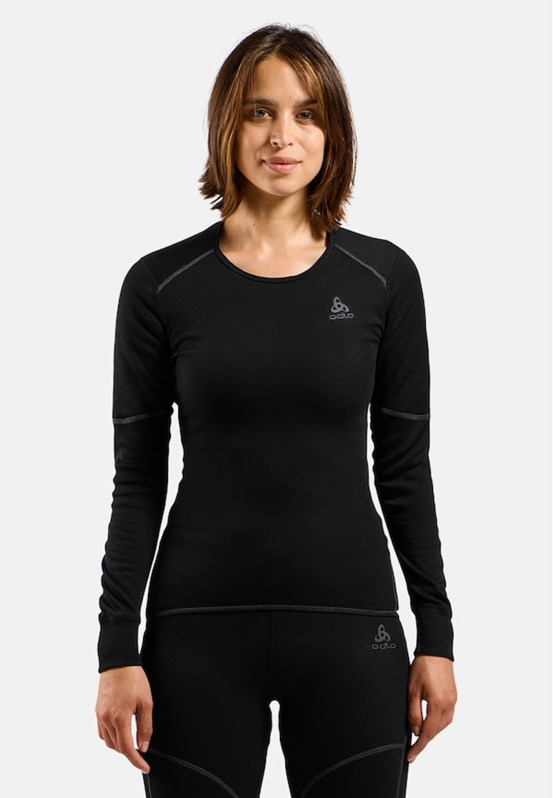 Odlo Active X-warm Themal Top Womens in Black-3