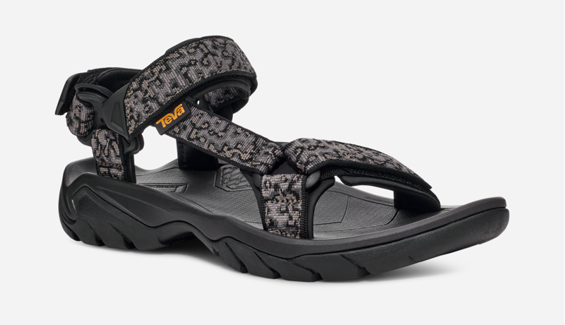 Teva Terra Fi 5 Sandals Mens in Magma Black/Grey-1
