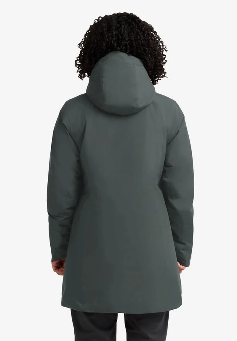 Jack Wolfskin Heidelstein Ins Waterproof Jacket Womens in Slate Green -1