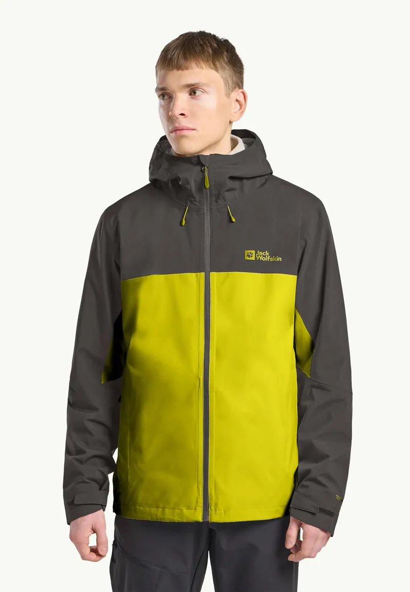 Jack Wolfskin Wiltal 2L Jacket Mens in Chartreuse