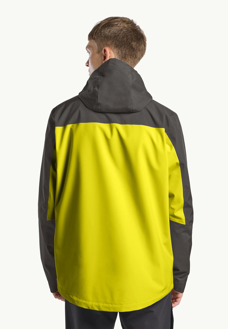 Jack Wolfskin Wiltal 2L Jacket Mens in Chartreuse-1