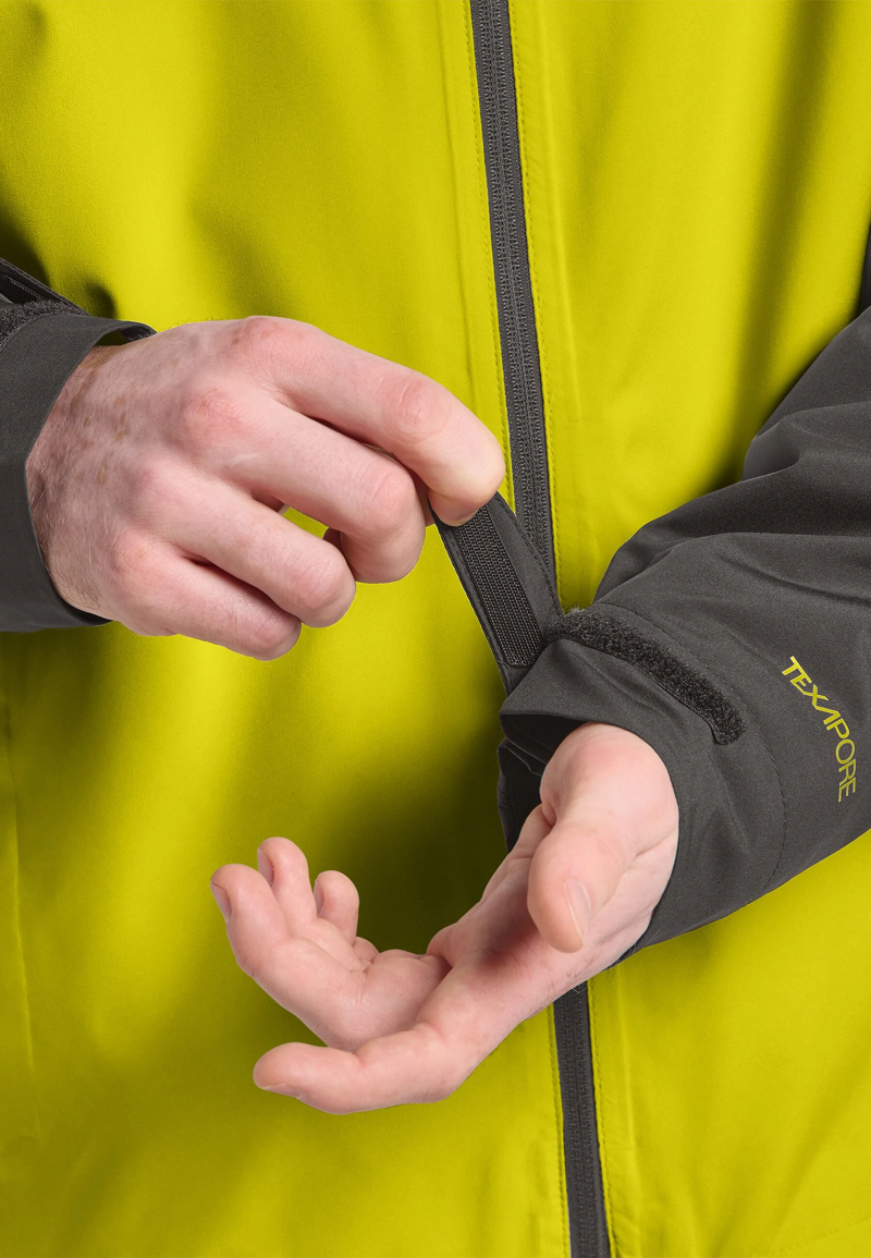 Jack Wolfskin Wiltal 2L Jacket Mens in Chartreuse-4