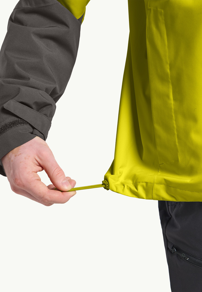 Jack Wolfskin Wiltal 2L Jacket Mens in Chartreuse-5