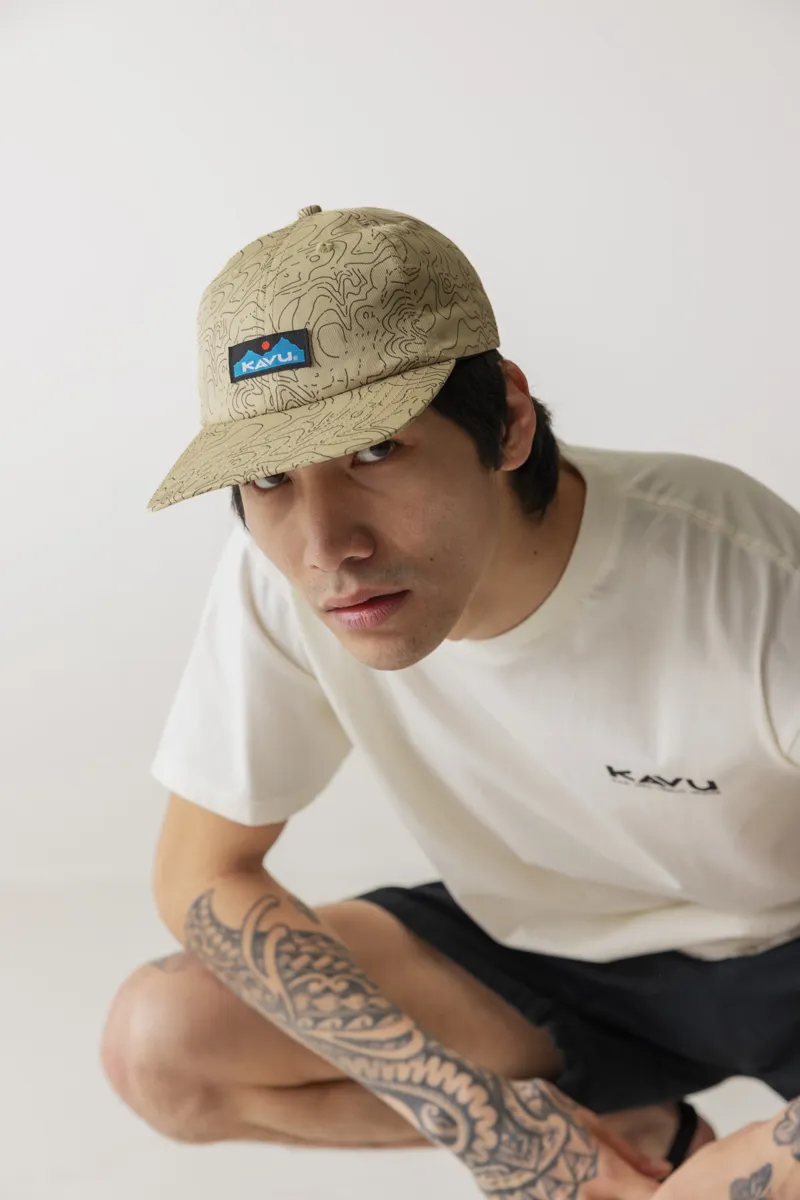 Kavu Ballard Classic Cap in Terrain Topo
