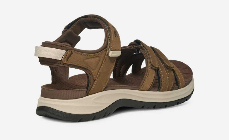 Teva Tirra Sport Leather Sandal Womens in Tan-3