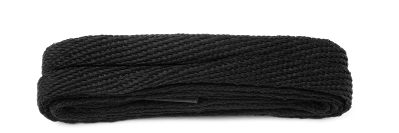 Shoe String 120cm Flat Laces in Black