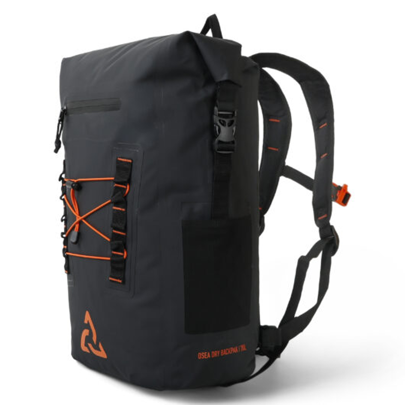 Typhoon Osea Dry Backpack 2.0 40L in Black/Solar-5