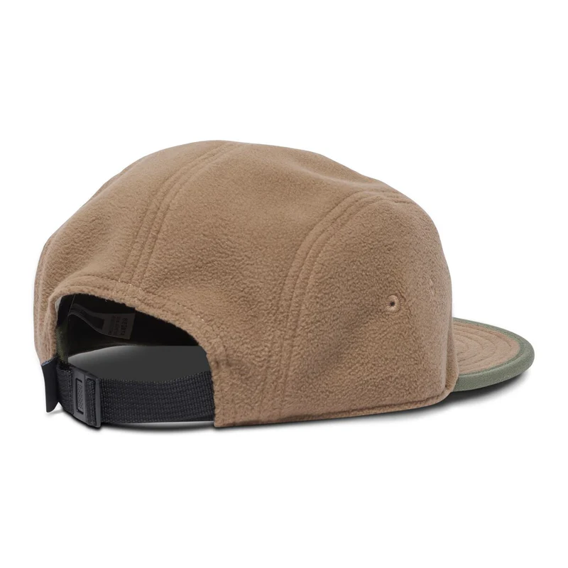 Cotopaxi Fleece 5-Panel Hat in Fatigue and Dune-1