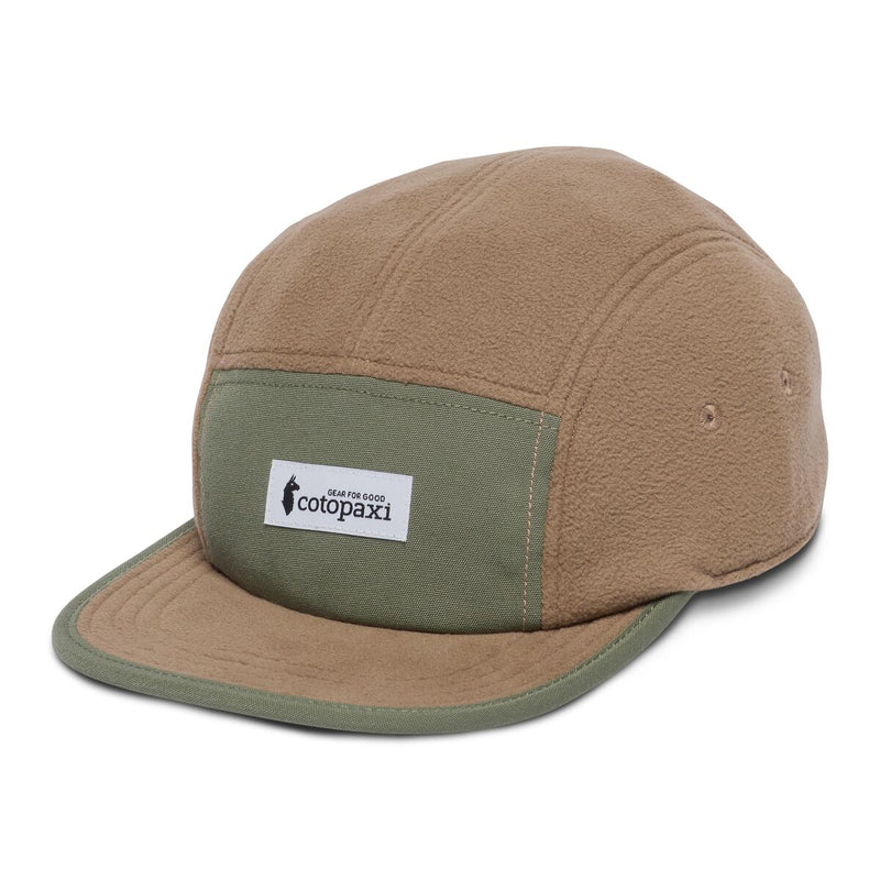 Cotopaxi Fleece 5-Panel Hat in Fatigue and Dune