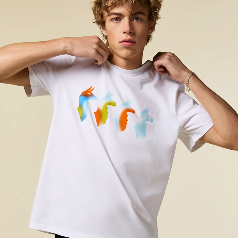 Cotopaxi Cuatro Bitmap T-Shirt Mens in White