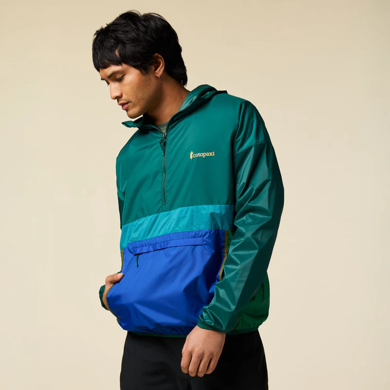 Cotopaxi Teca Half-Zip Windbreaker Mens in Eat More Veggies