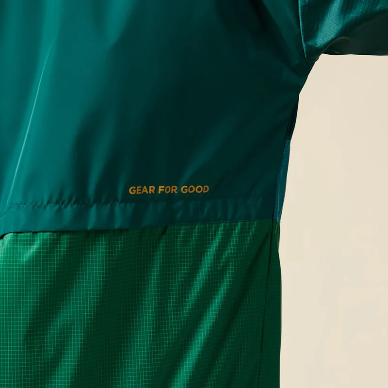 Cotopaxi Teca Half-Zip Windbreaker Mens in Eat More Veggies-5