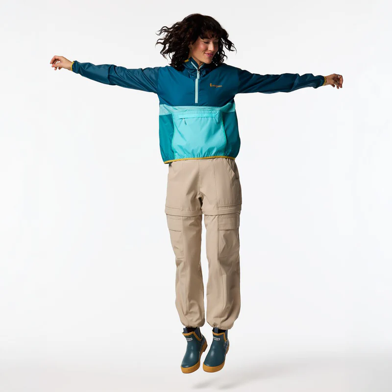 Cotopaxi Teca Half-Zip Windbreaker Womens in Waikiki