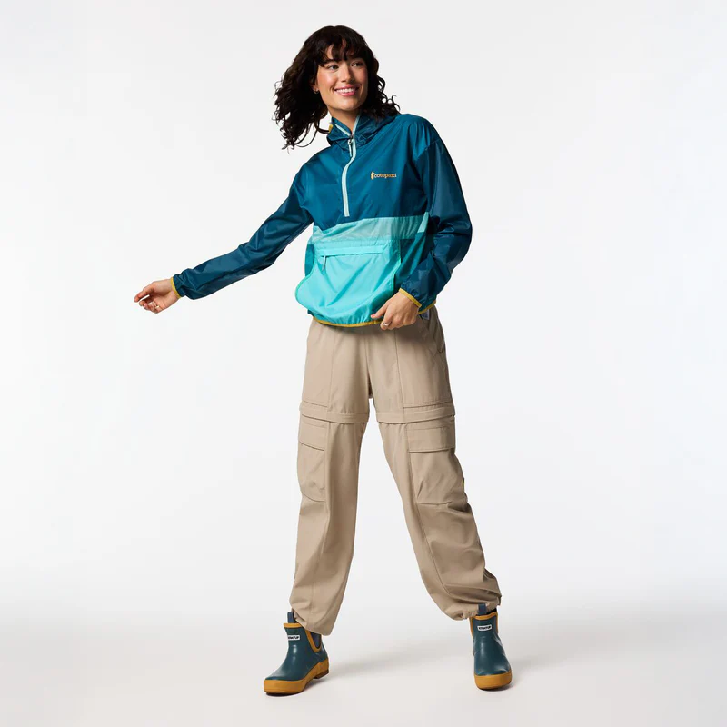 Cotopaxi Teca Half-Zip Windbreaker Womens in Waikiki-2