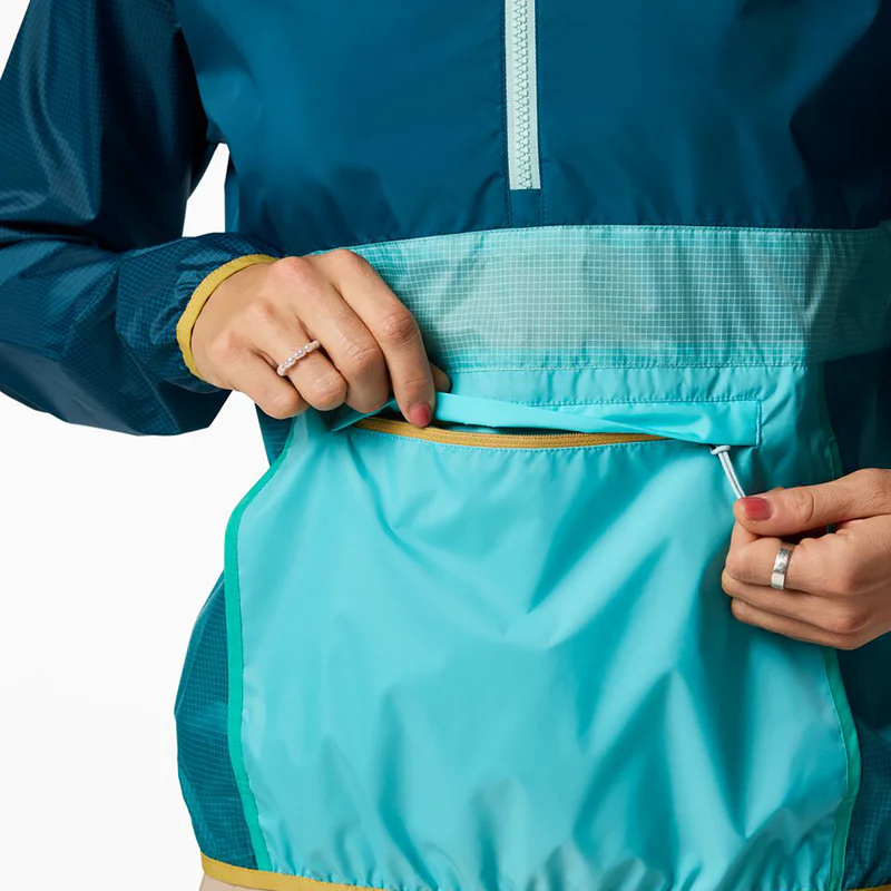 Cotopaxi Teca Half-Zip Windbreaker Womens in Waikiki-4