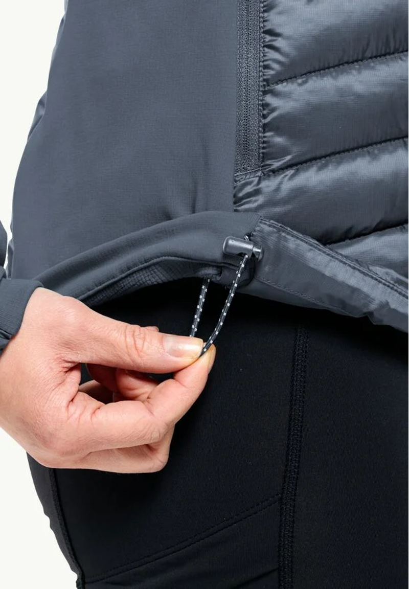 Jack Wolfskin Routeburn Pro Hybrid Ins Jacket Womens in Graphite-5