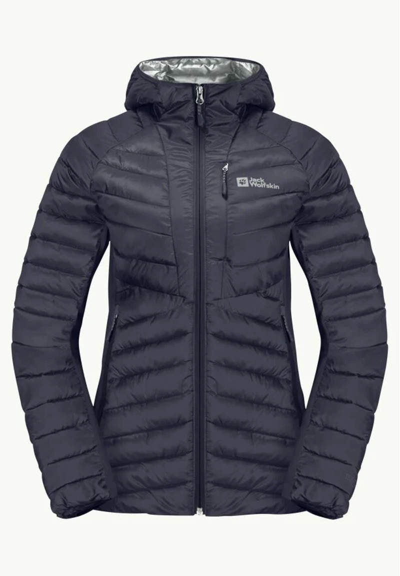 Jack Wolfskin Routeburn Pro Hybrid Ins Jacket Womens in Graphite-7
