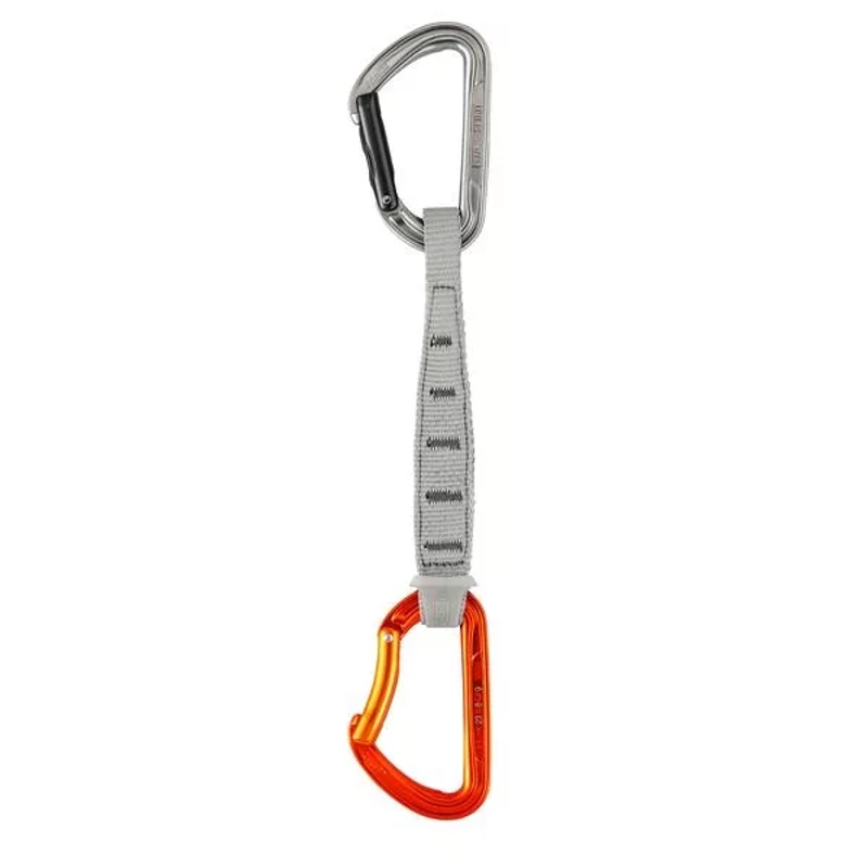 Petzl Spirit Quickdraw 17cm in Light Grey