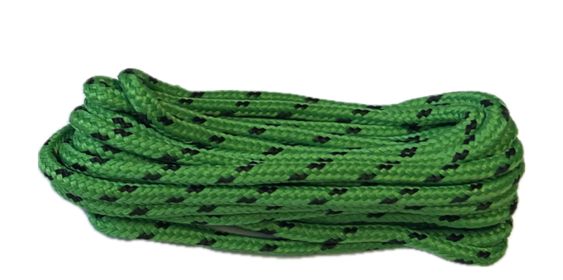 Shoe String 150cm Laces in Green/Black Wide Fleck