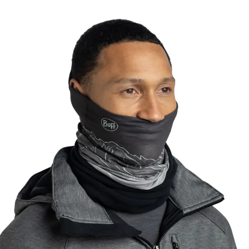 Buff Polar Neck Tube in Unal Grey-3