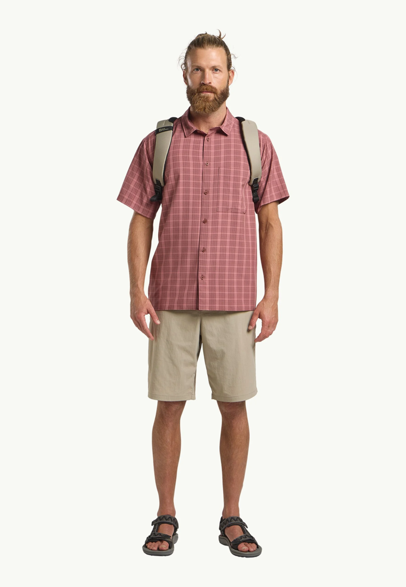 Jack Wolfskin Desert Shorts Mens in Stone-2