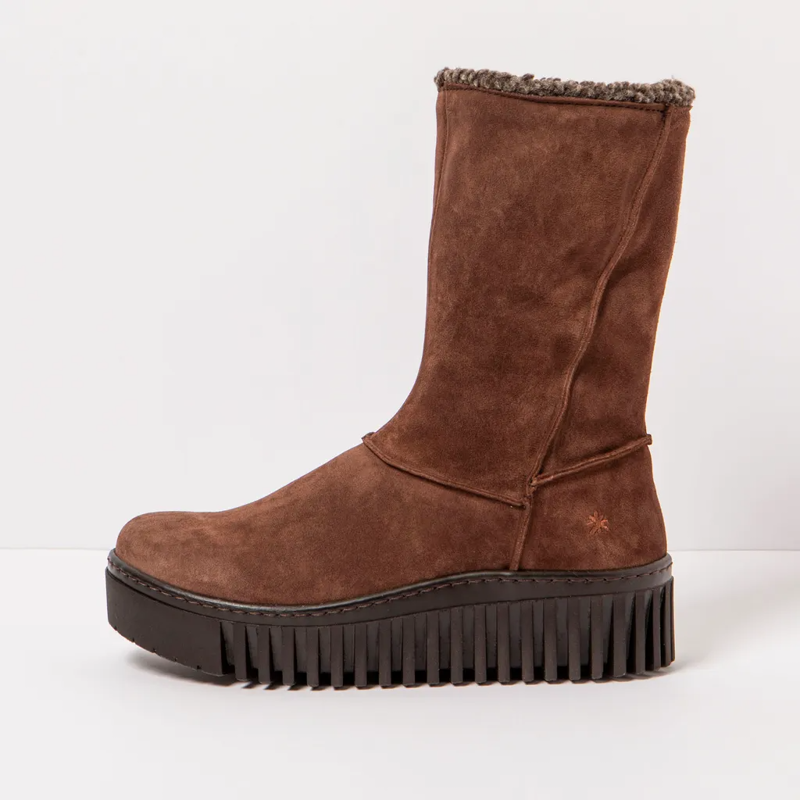 Art Brightton Silk Suede Boots in Chocolate-1