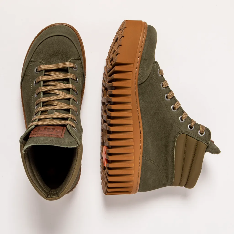 The Art Company 1532 Brighton Boots Womens in Nobuck Khaki -3