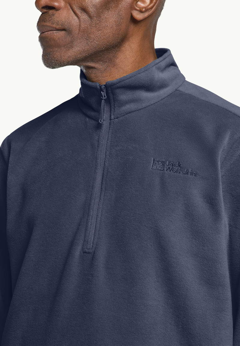 Jack Wolfskin Taunus HZ Fleece Mens in Night Blue-3
