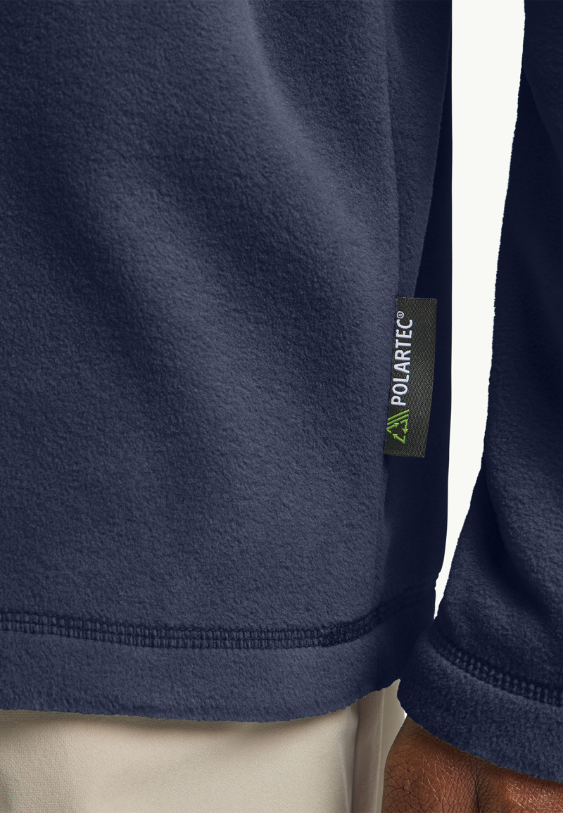 Jack Wolfskin Taunus HZ Fleece Mens in Night Blue-4