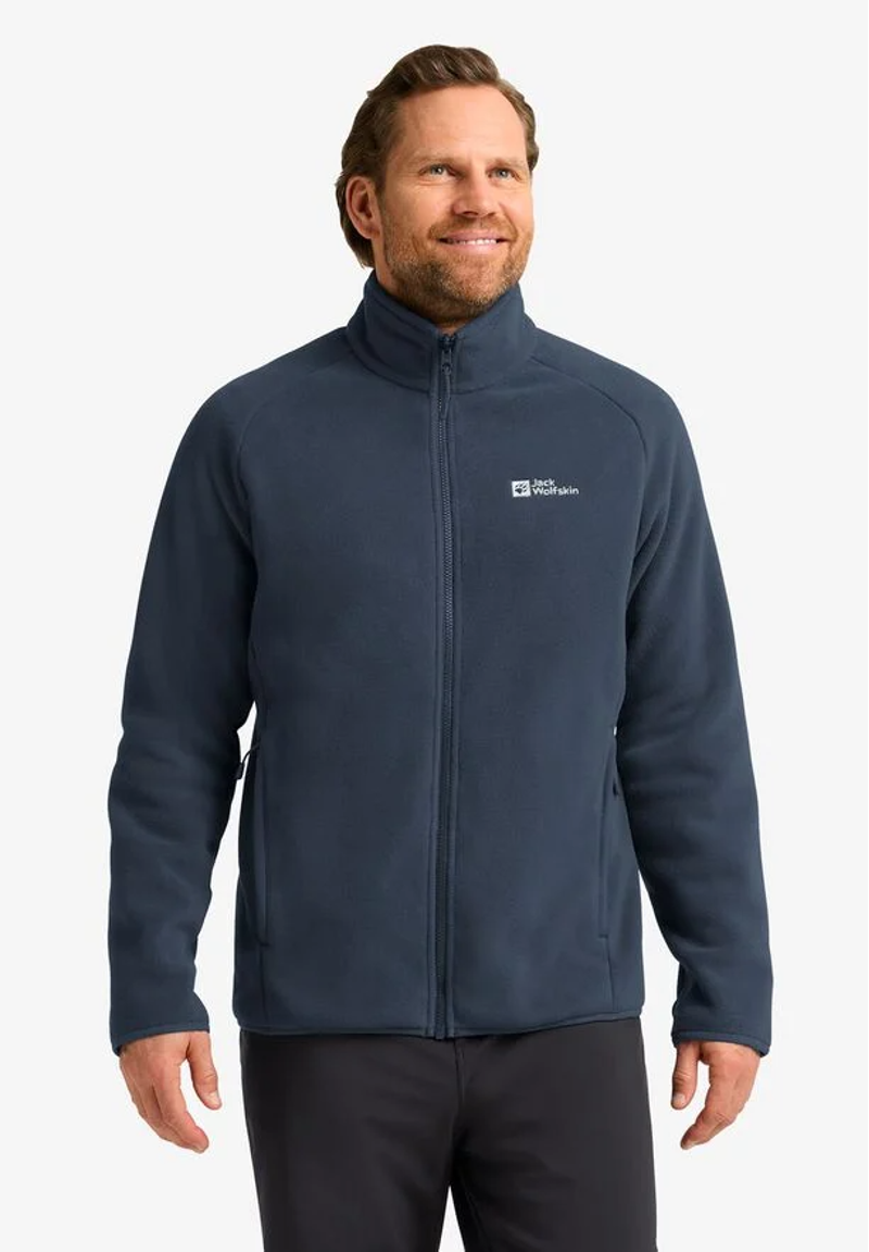 Jack Wolfskin Waldsteig FZ Fleece Mens in Midnight Sky