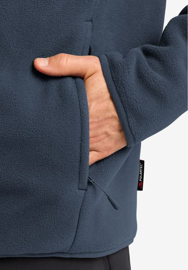 Jack Wolfskin Waldsteig FZ Fleece Mens in Midnight Sky-5