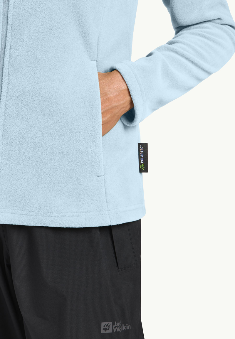 Jack Wolfskin Taunus FZ Fleece Womens in Ice Blue-3