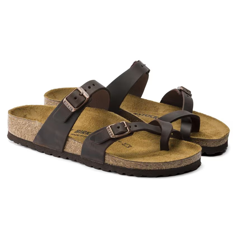 Birkenstock Mayari Natural Oiled Leather in Habana-4