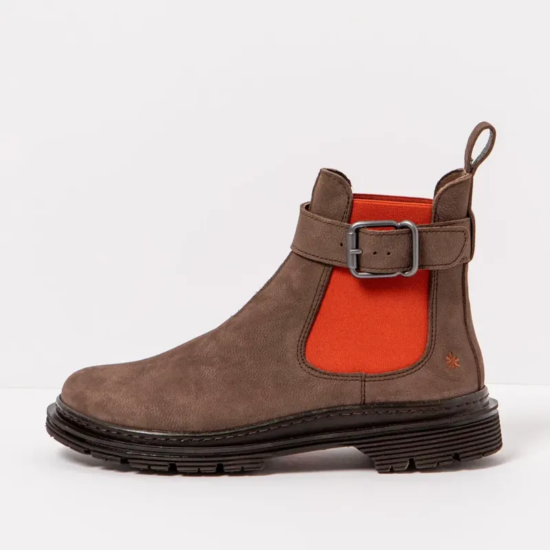 The Art Company 1892 Birmingham Chelsea Boots Womens in Brown/Sunset