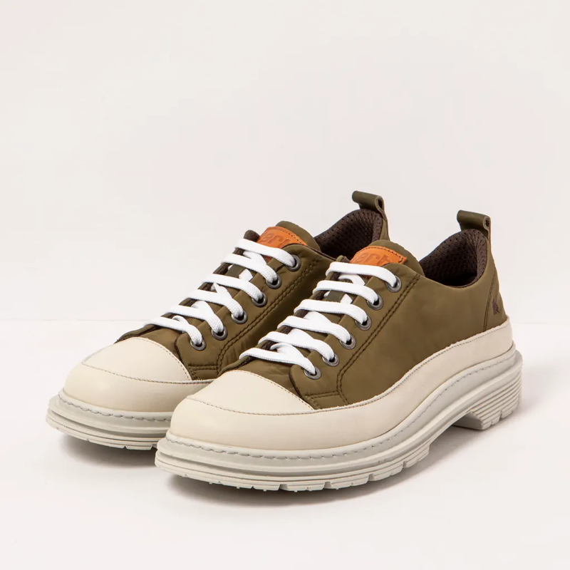 Art 1894 Birmingham Shos Womens in Nylon Khaki-1