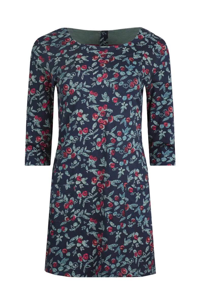 Weirdfish Dandy Tunic Womens in  Midnight-1